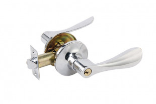 Ручка дверная BUSSARE 37-01 нажимная, ключ