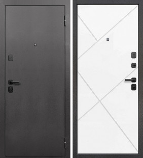 7 см ГАРДА Серебро / Эмалит белый / Ясень графит эмаль