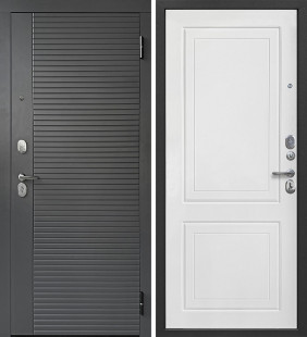 7,5 см ГАРДА  2 МДФ Графит / Белый линии