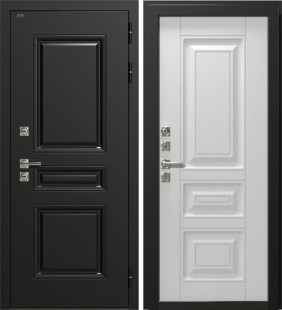 NORD Термо Букле черный / МДФ Сосна белая