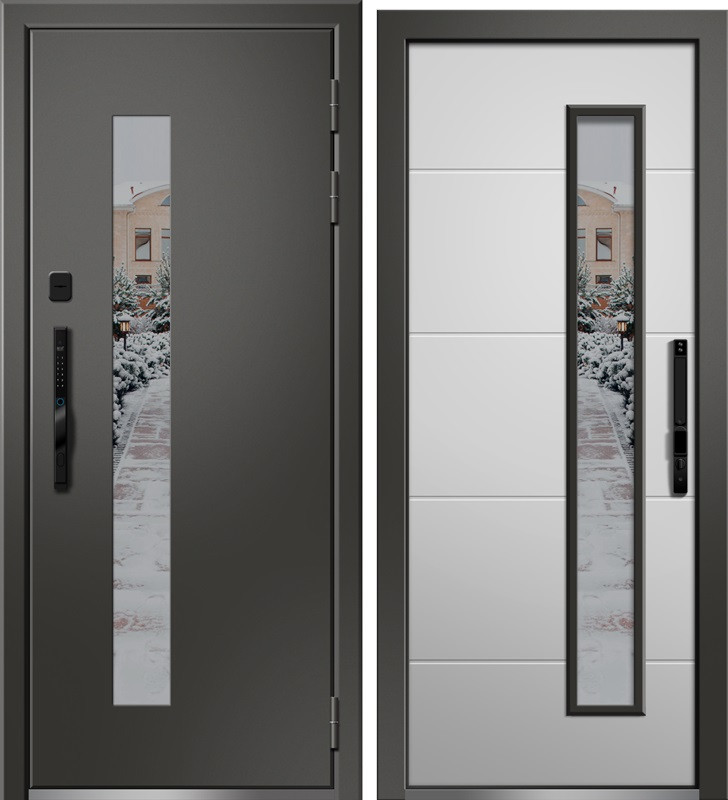 ВЕСТА 100 ТЕРМО (стеклопакет) с биометрическим замком