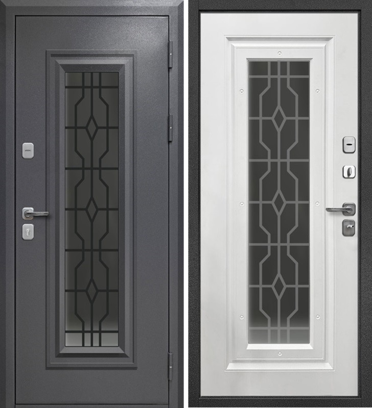 9 см Стеклопакет Букле графит