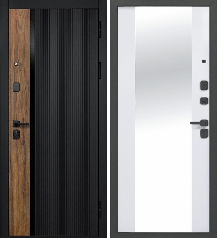 9 см КАНТРИ Зеркало Эмалит белый