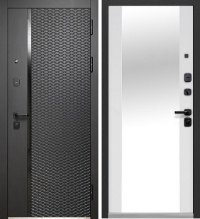 2 МДФ Ромбы Вертикаль Зеркало Эмалит Luxor 