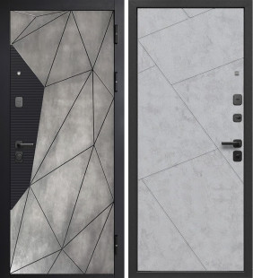 9 см ГЕОМЕТРИЯ МДФ Бетон Лофт/МДФ Бетон снежный