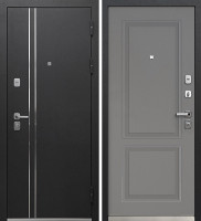 LUXOR Букле Черный  Велюр грей софт