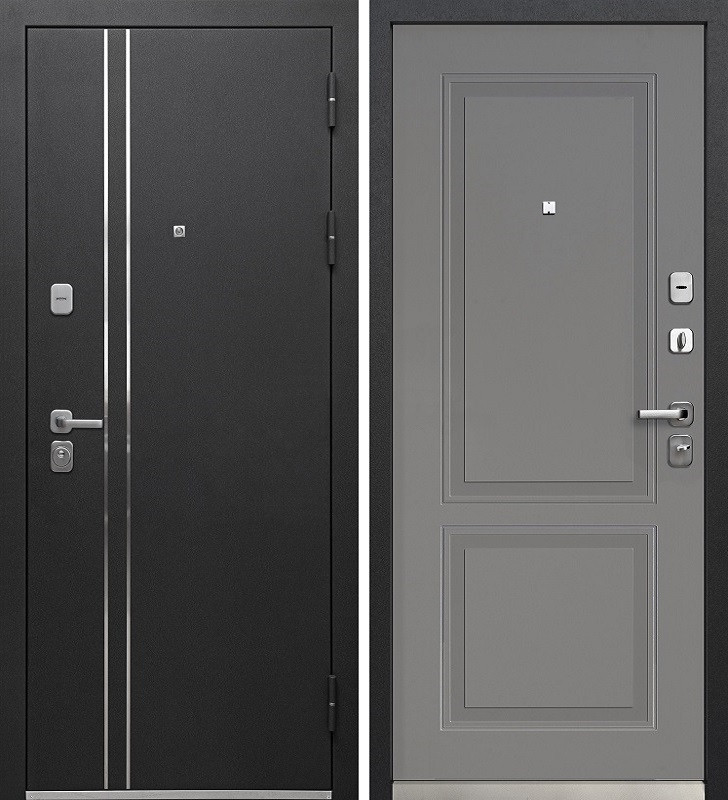 LUXOR Букле Черный  Велюр грей софт