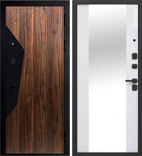 9 см ГЕОМЕТРИЯ ЭМАЛИТ БЕЛЫЙ ЗЕРКАЛО