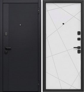 7,5 см ЧЕРНЫЙ КВАРЦ NEW Сатин черный/  МДФ Сатин белый